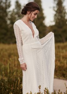 Vestido de novia Cotonnus hecho a medida en Madrid Aurora Boreal